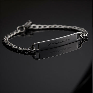 Personalized Engraved Cuban ID Bracelet for Women