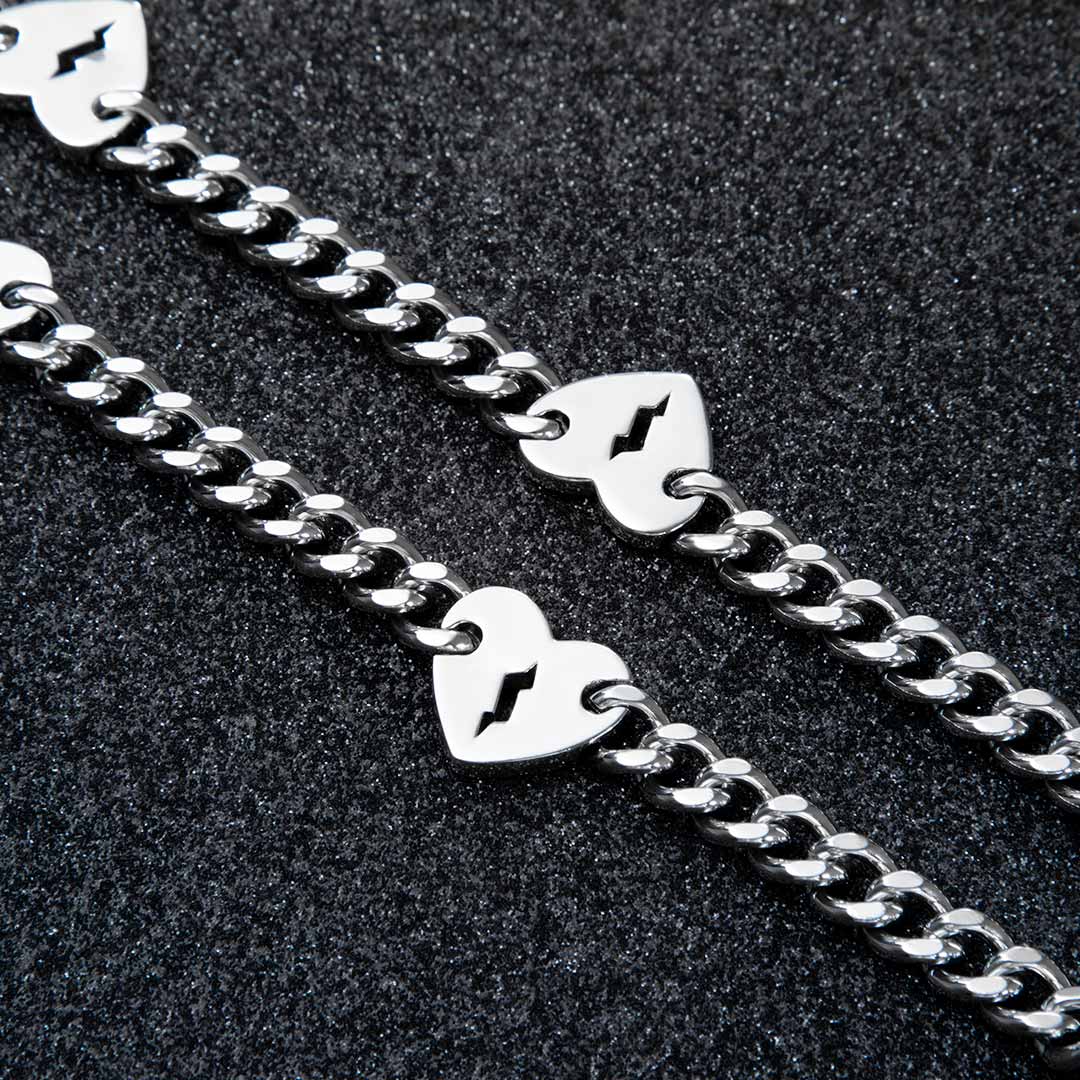 Broken Heart Cuban Chain