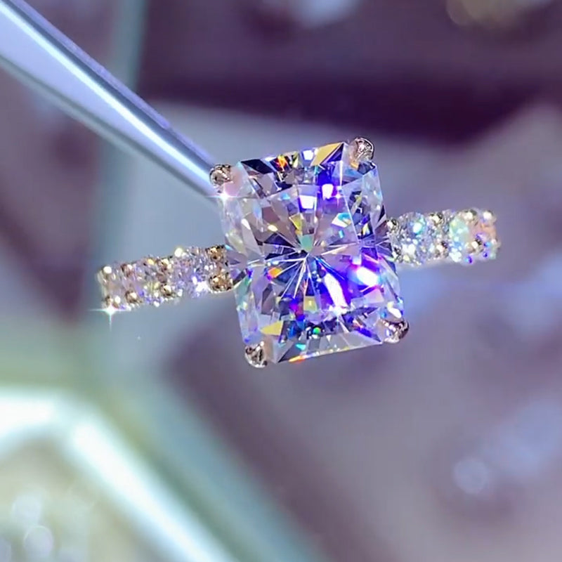 Silver Engagement Ring