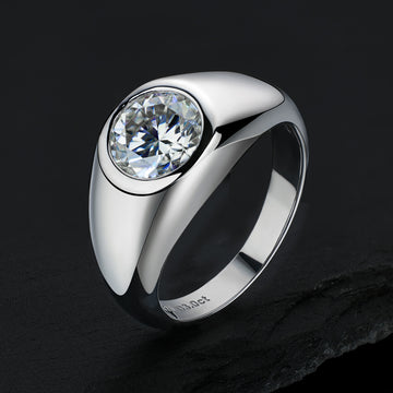 VVS 3Ct Moissanite Ring in [White Gold]