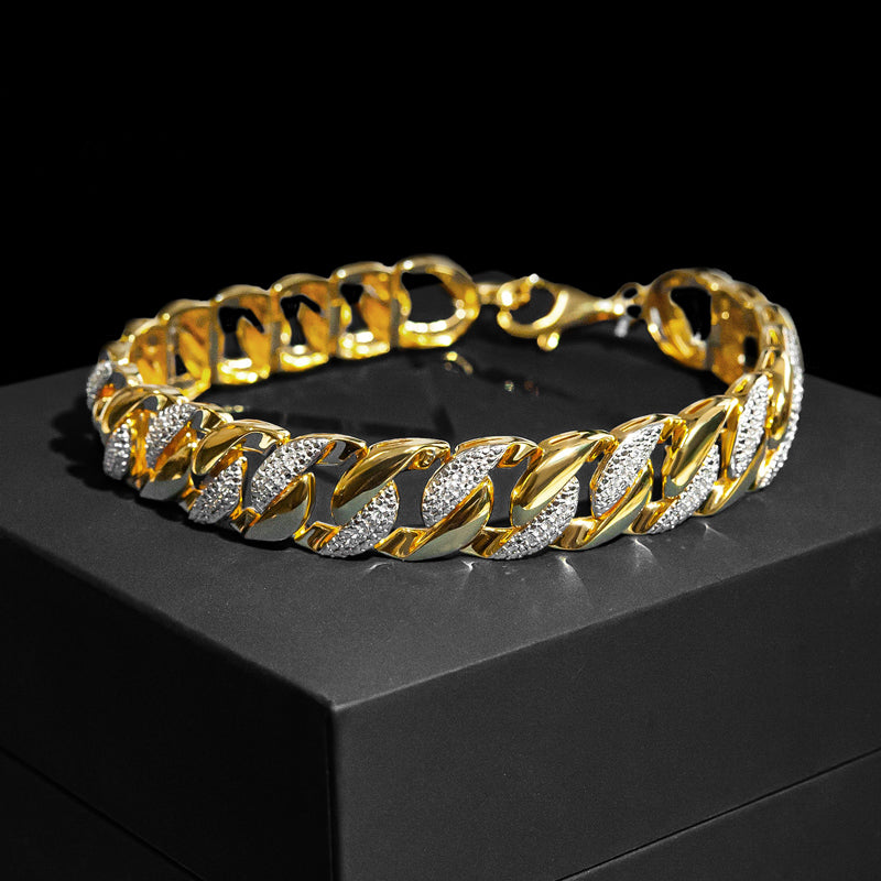 Moissanite Diamond Curb Link Chain