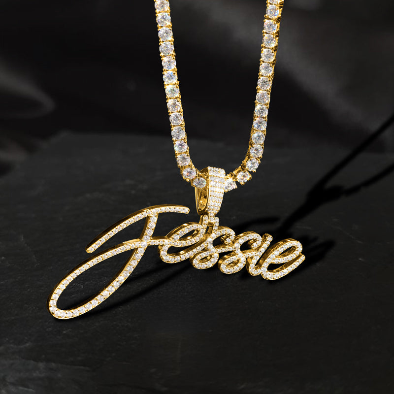 Custom Personalized Name Letter Pendant