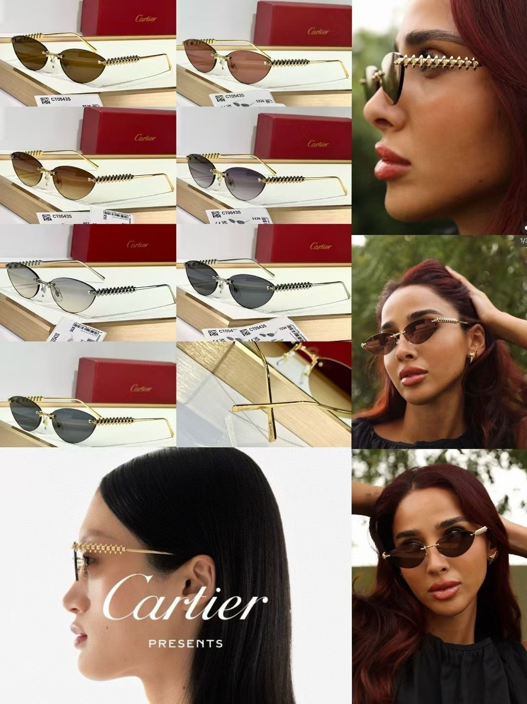 CARTIER - CT 0543 - 58 16 140