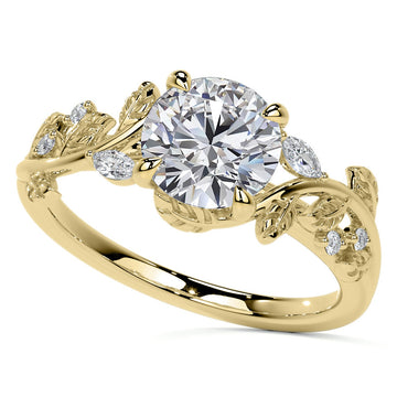 Marquise Vine Inspired Engagement Ring