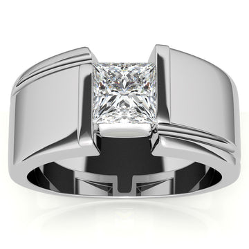 Princess  Moissanite Ring